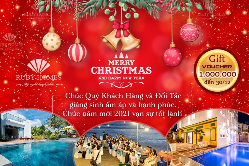 Cho Thuê Biệt Thự ưu đãi Giáng Sinh Merry Christmast